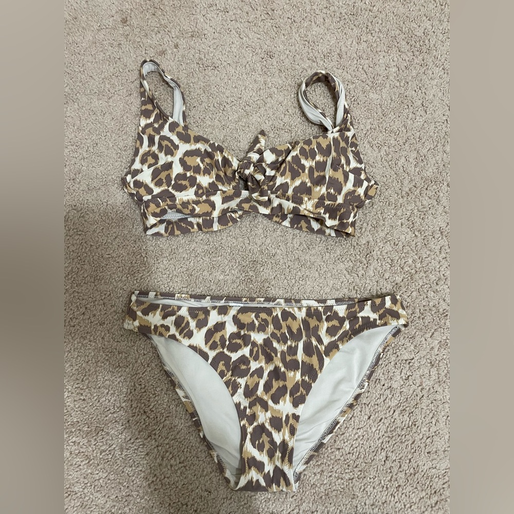 cheetah print aerie bikini